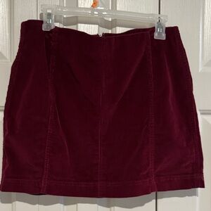 Wild Fable Burgundy Mini Skirt